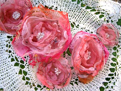 Украшения из ткани своими руками